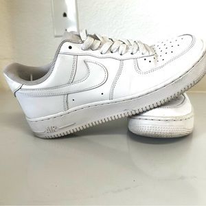 Men’s White Air Force Ones Nike